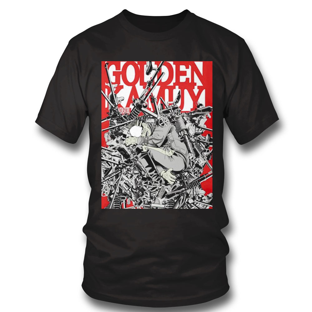 Red Art Anime Golden Kamuy Shirt