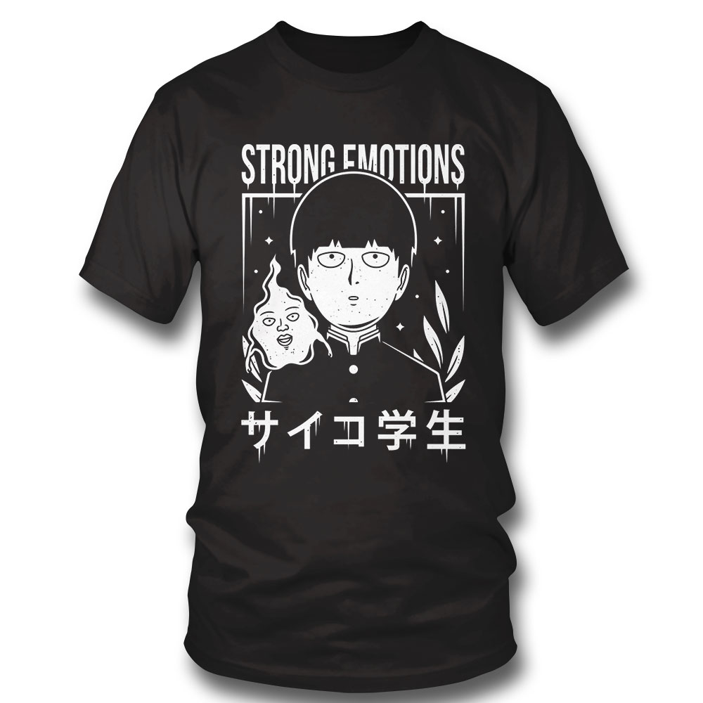 Reigen Mob Psycho Shigeo Kageyama Mp100 Strong Emotions T-shirt Sweatshirt, Tank Top, Ladies Tee