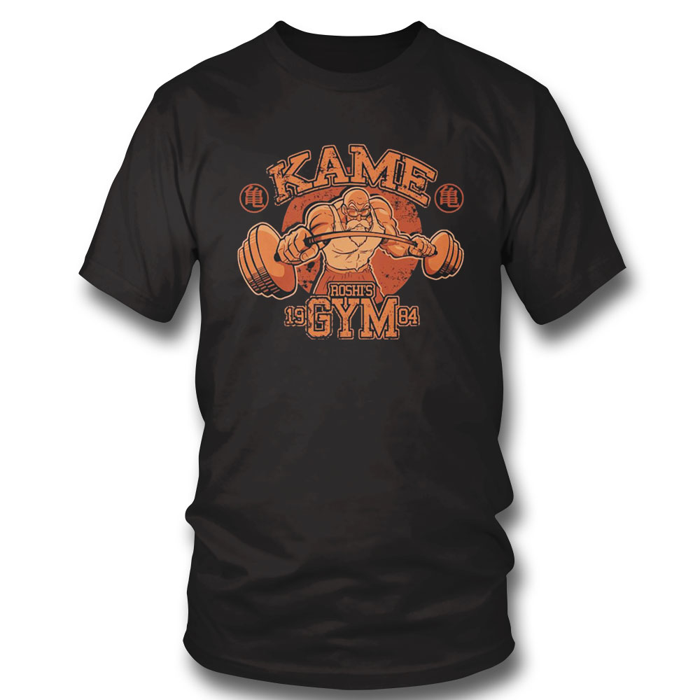 Roshis Kame 1984 Gym One Piece Anime T-shirt Long Sleeve, Ladies Tee