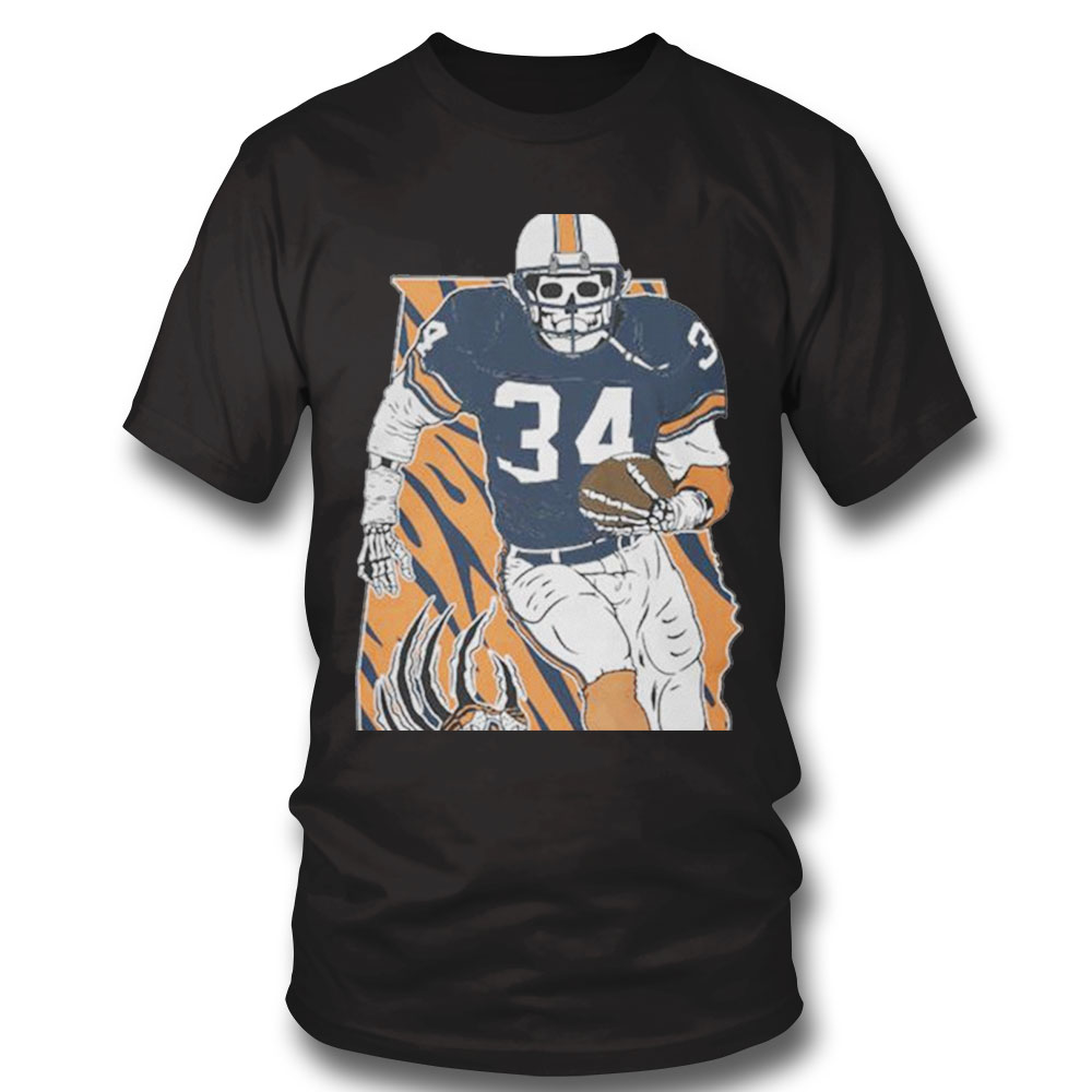 Skeleton Bo Jackson Auburn Tigers Football Shirt