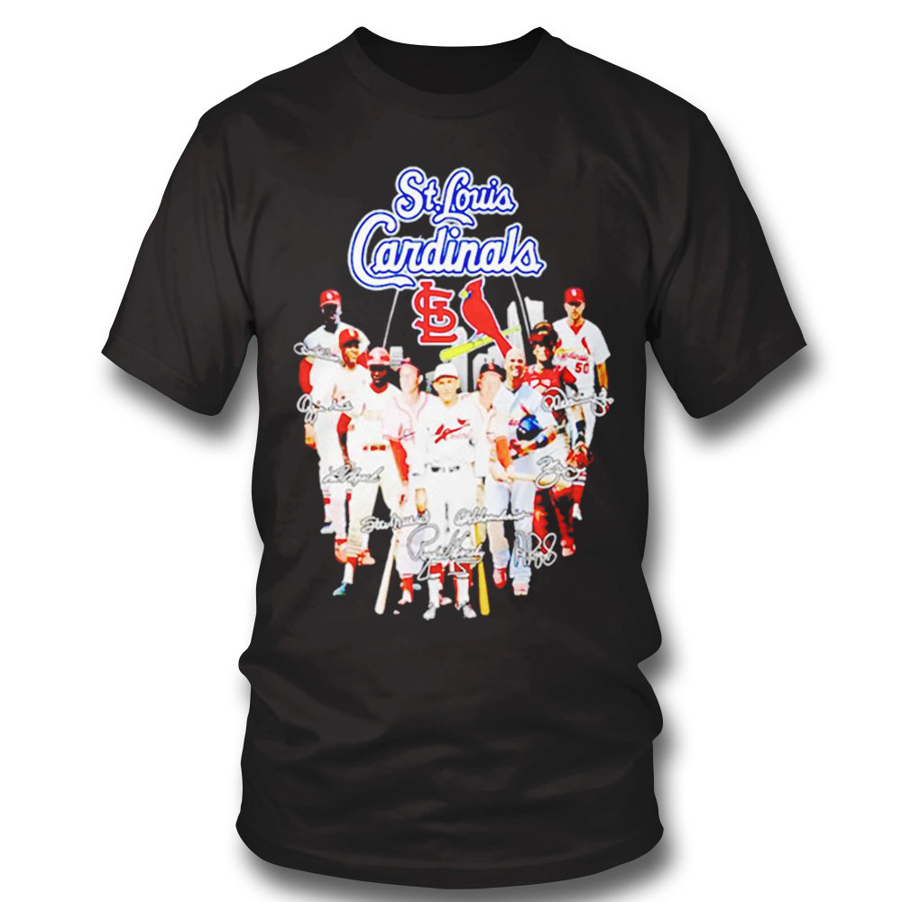 St Louis Cardinals Legend Signatures Shirt Sweatshirt, Tank Top, Ladies Tee