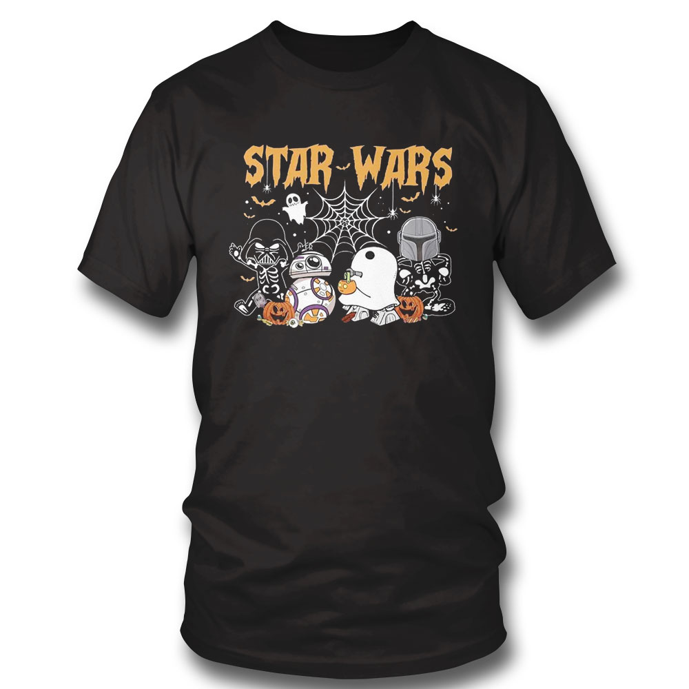 Star Wars Skeleton Halloween Shirt Sweatshirt, Tank Top, Ladies Tee