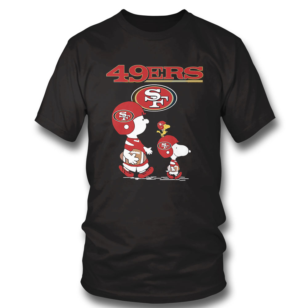 Super Bowl San Francisco 49ers T-shirt Snoopy The Peanuts San Francisco 49ers