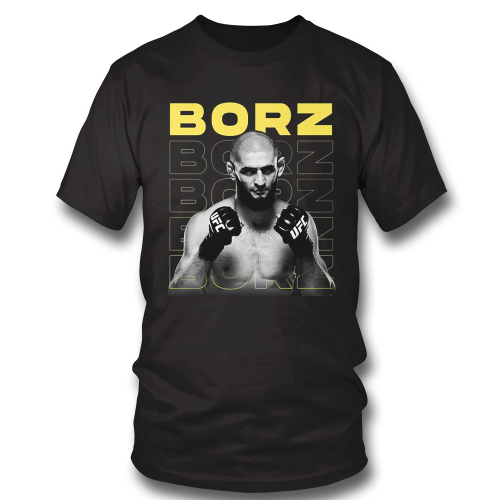 The Borz Khamzat Chimaev T-shirt Long Sleeve, Ladies Tee