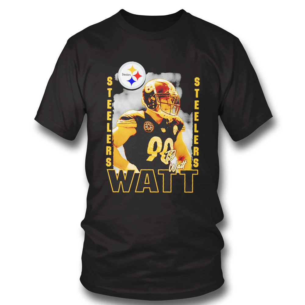 Tj Watt Pittsburgh Steelers Play Action Signature Shirt Sweatshirt, Tank Top, Ladies Tee