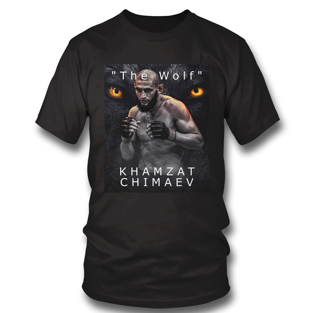 Ufc The Wolf Khamzat Chimaev T-shirt Long Sleeve, Ladies Tee