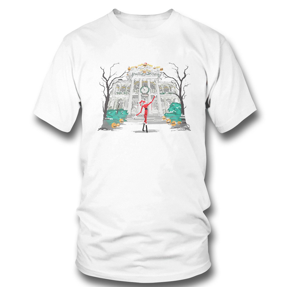A Visit From Sandy Claws Disneyland Halloween Shirt Long Sleeve, Ladies Tee