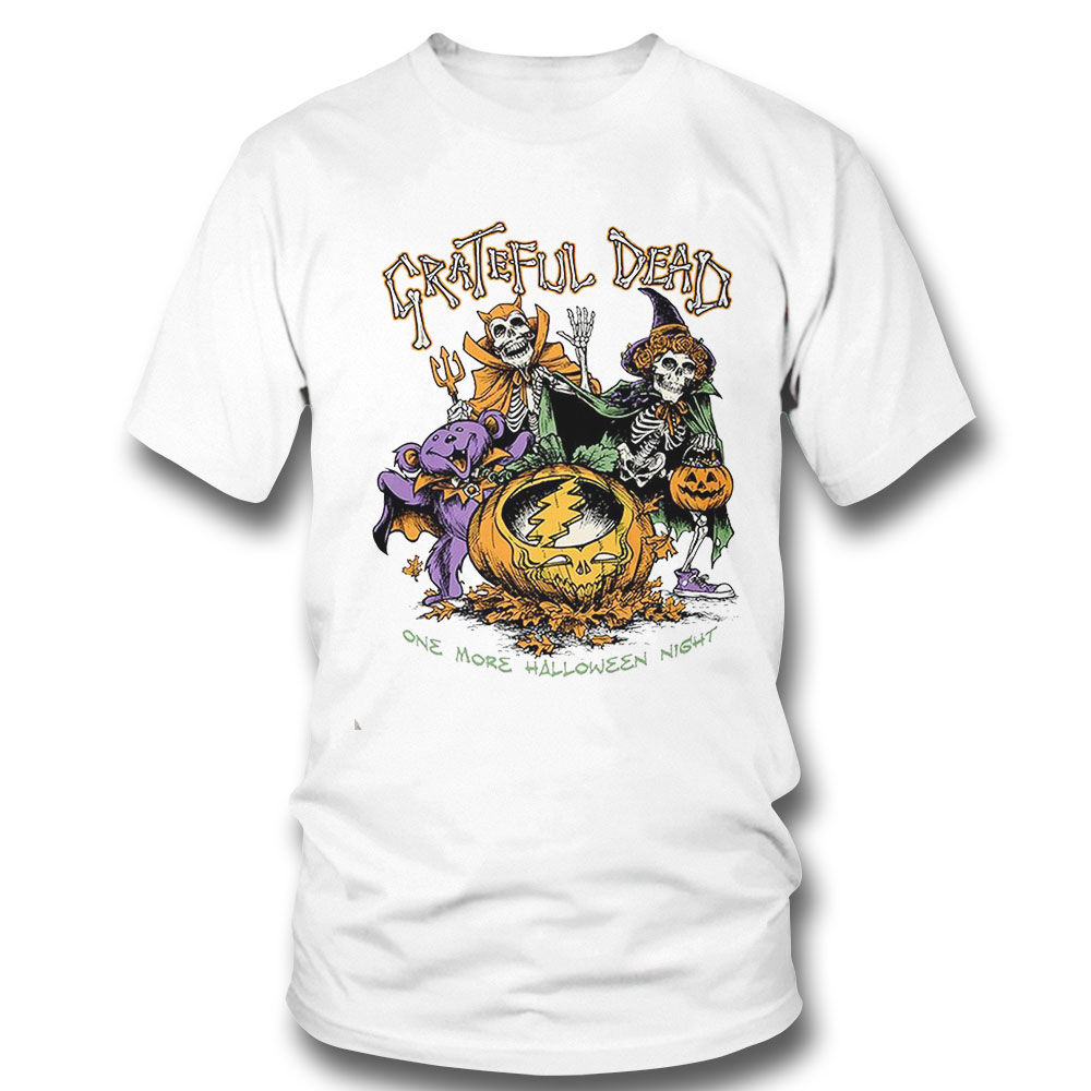 Grateful Dead One More Night Grateful Dead Halloween Shirt Long Sleeve, Ladies Tee