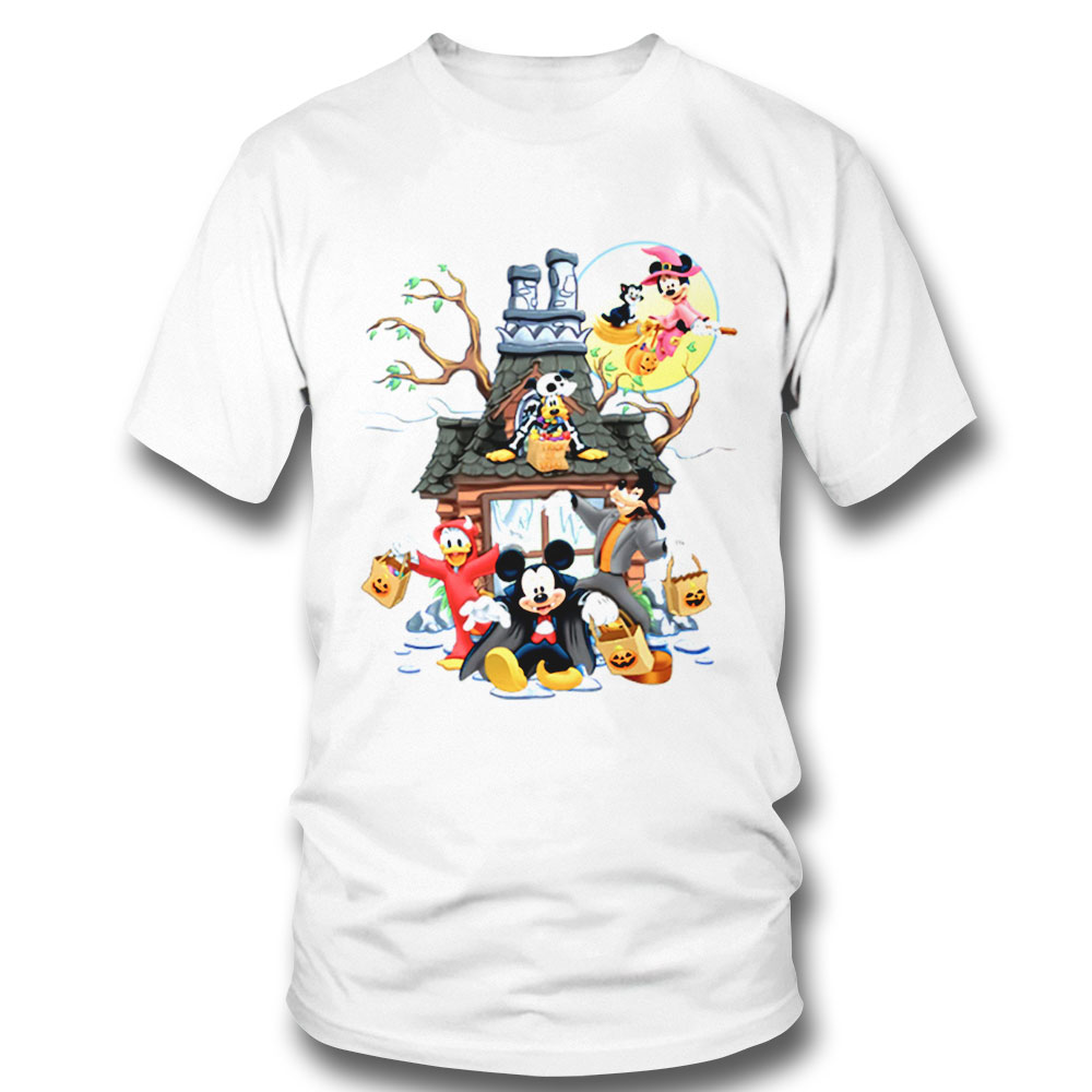 Mickey Haunted House Halloween Shirt Hoodie, Long Sleeve, Tank Top