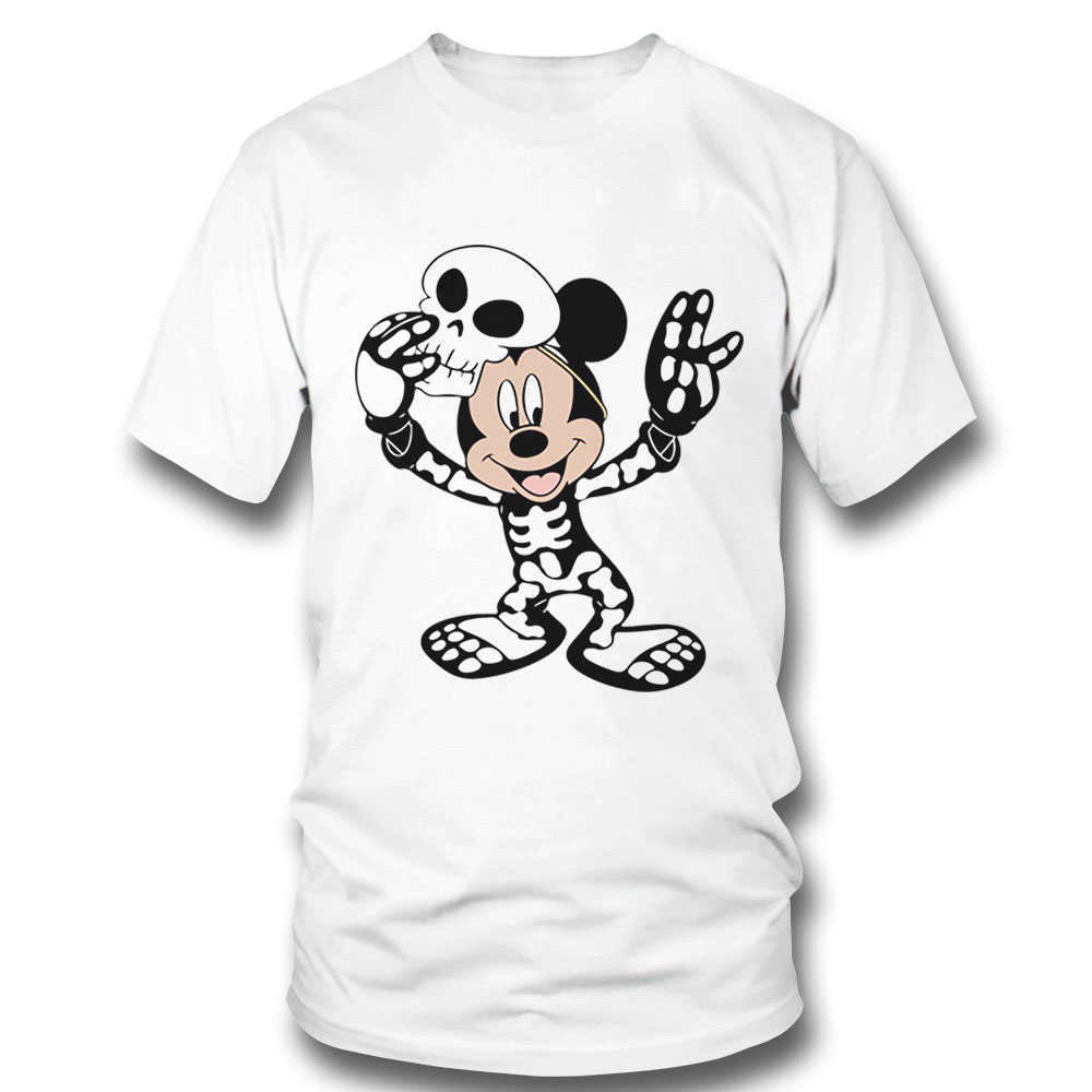 Mickey Mouse With Halloween Mask T Shirt Hoodie, Long Sleeve, Tank Top