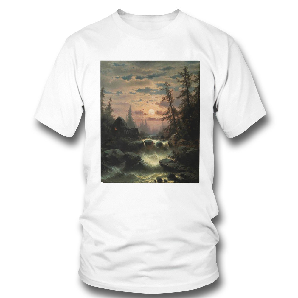 Mountain Stream In The Moonlight-shirt Sweatshirt, Tank Top, Ladies Tee