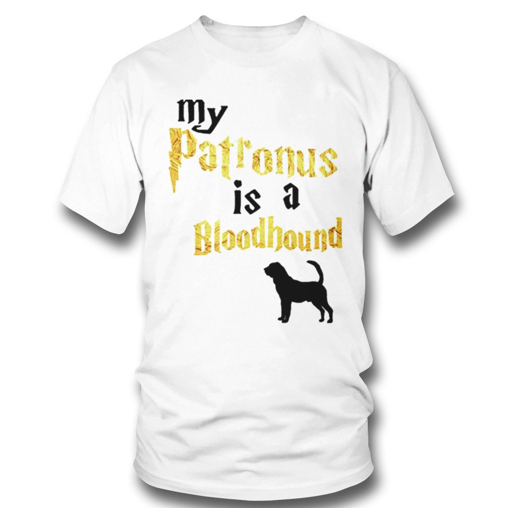 My Patronus Is A Bloodhound Shirt Hoodie, Long Sleeve, Tank Top