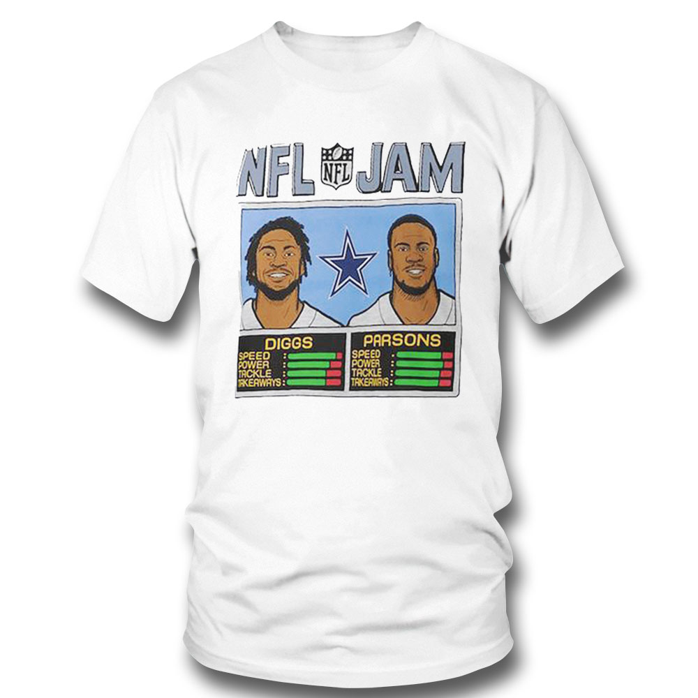 Nfl Jam Dallas Cowboys Micah Parsons And Trevon Diggs Shirt Long Sleeve, Ladies Tee