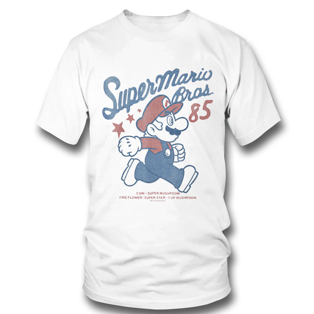 Nintendo Super Mario Brothers 85 Vintage Stars T Shirt