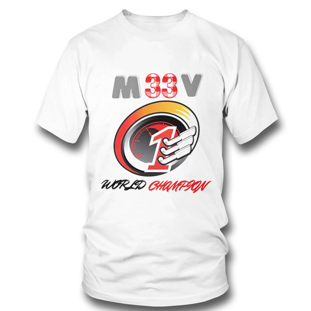 Number 1 F1 Max Verstappen World Champion Shirt