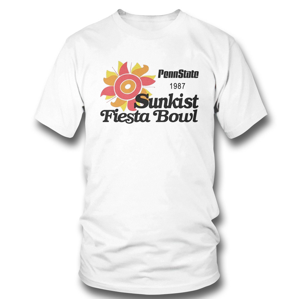 Penn State Nittany Lions University Psu 1987 Sunkist Fiesta Bowl Football 1986 National Champs Ncaa College Long Sleeve, Ladies Tee