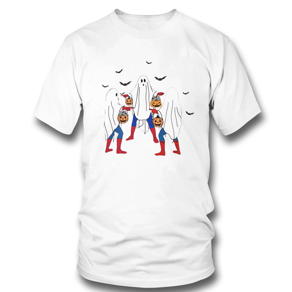 Spiderman Halloween Sweatshirt Peter Parker Shirt Long Sleeve, Ladies Tee