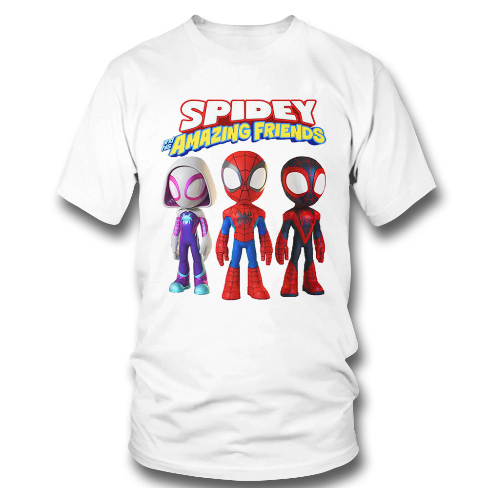Spidey And His Amazing Friends Spider Family T-shirt Hoodie, Long Sleeve, Tank Top
