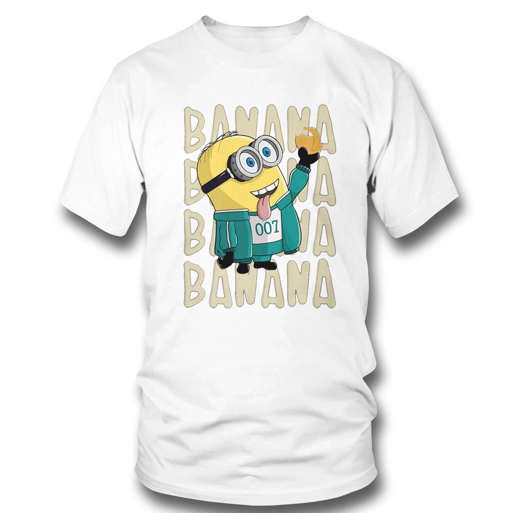 Squid Banana Candy Game Squid Game Minions 007 Unisex T-shirt Sweatshirt, Tank Top, Ladies Tee
