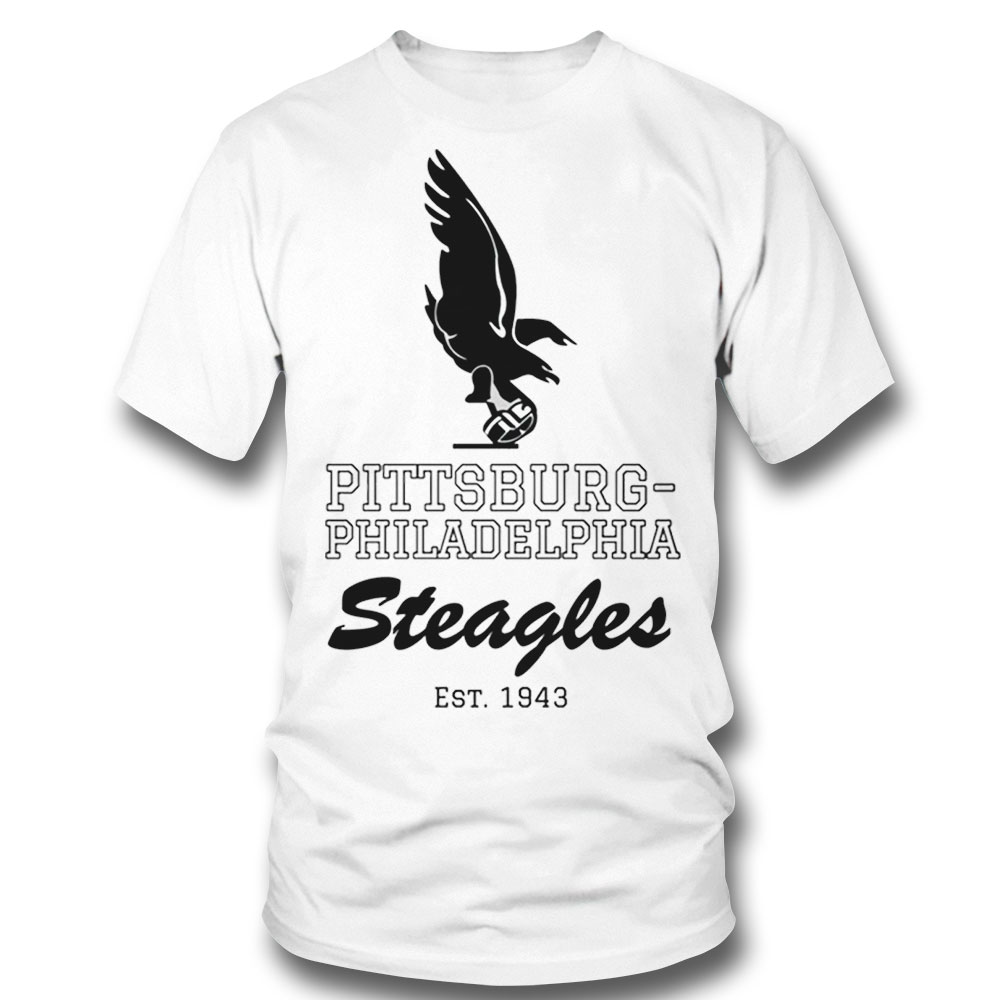 Steagles 1943 Pittsburg Eagles T Shirt Long Sleeve, Ladies Tee