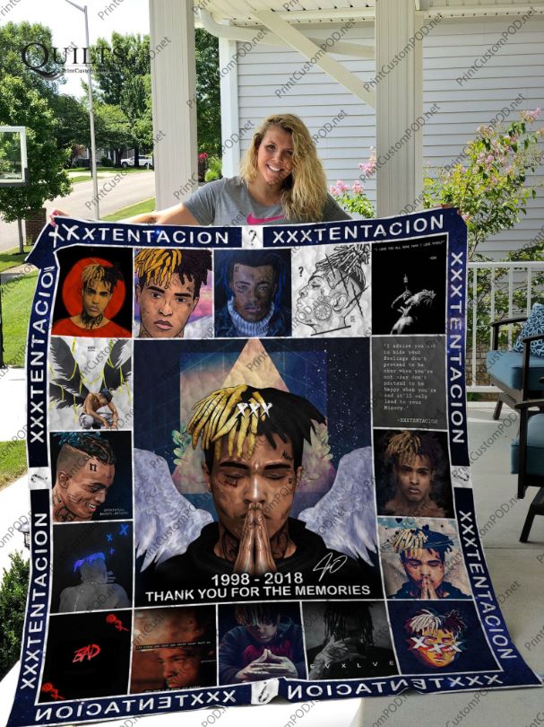 1998 2018 Xxxtentacion Thank You For The Memories Signed Fleece Quilt Blanket Comfortable