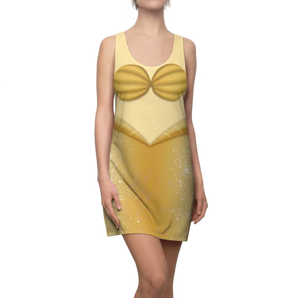 Adella Mermaid Racerback Dress Costume The Littile Mermaid Halloween Cosplay