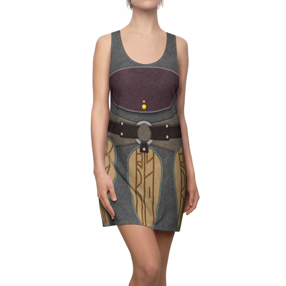 Ahsoka Tano Racerback Dress Costume Star Wars Rebels Halloween Cosplay