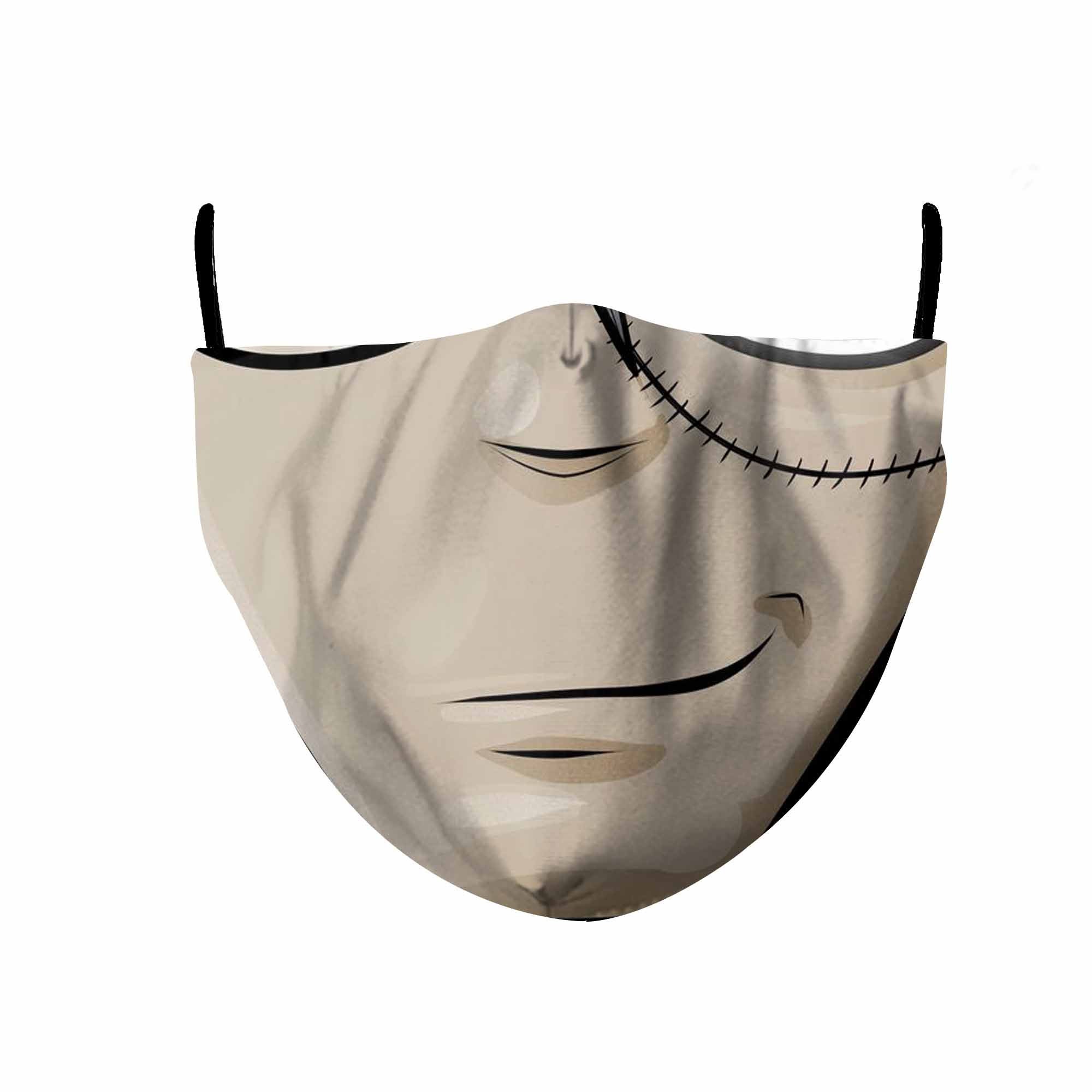 Anime Soul Eater Franken Stein Face Mask Cloth Reusable