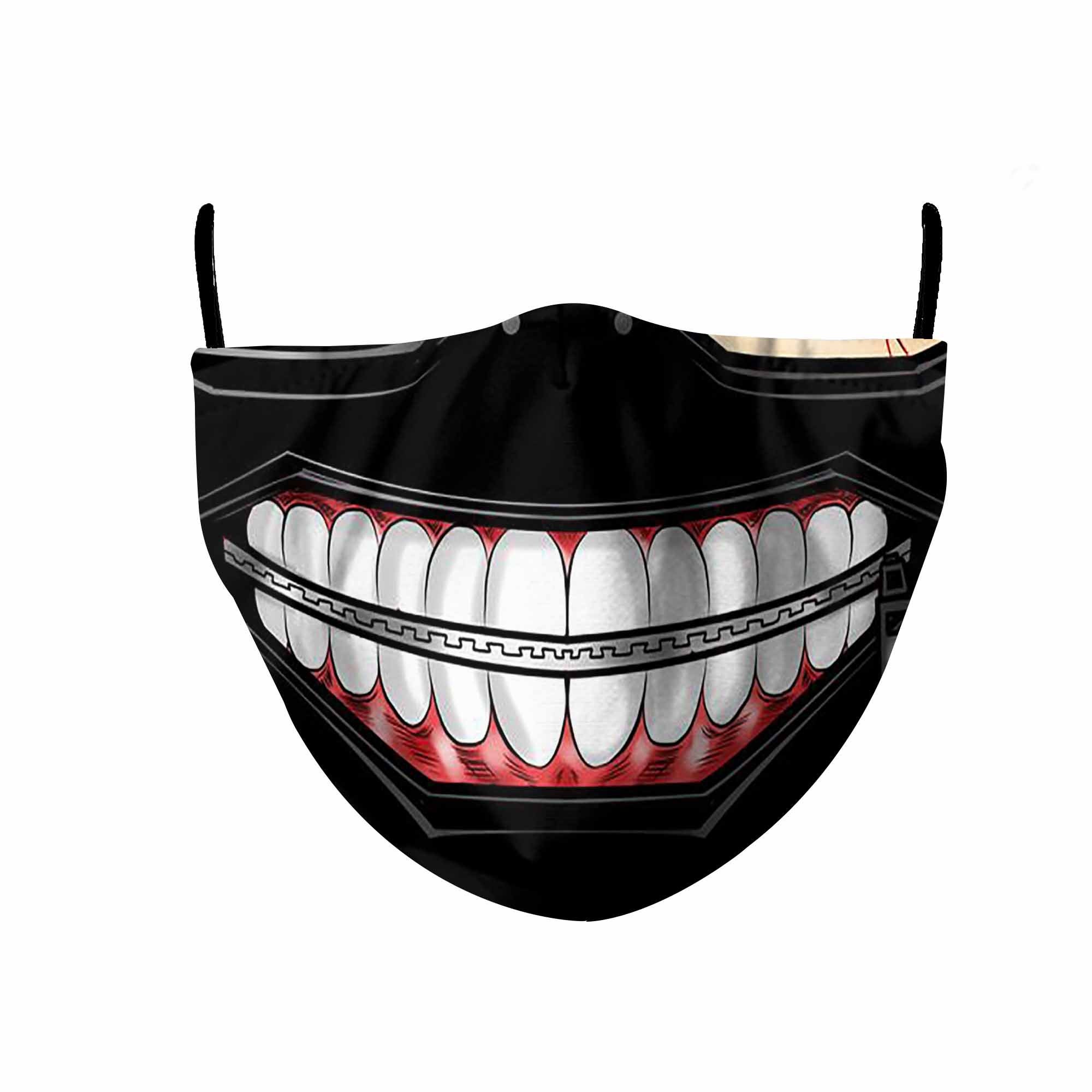 Anime Tokyo Ghoul Kaneki Ken Face Mask Cloth Reusable