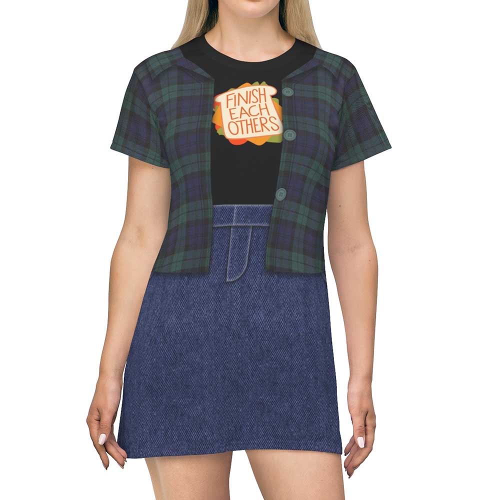 Anna Comfy Dress Costume Ralph Breaks The Internet Halloween Cosplay