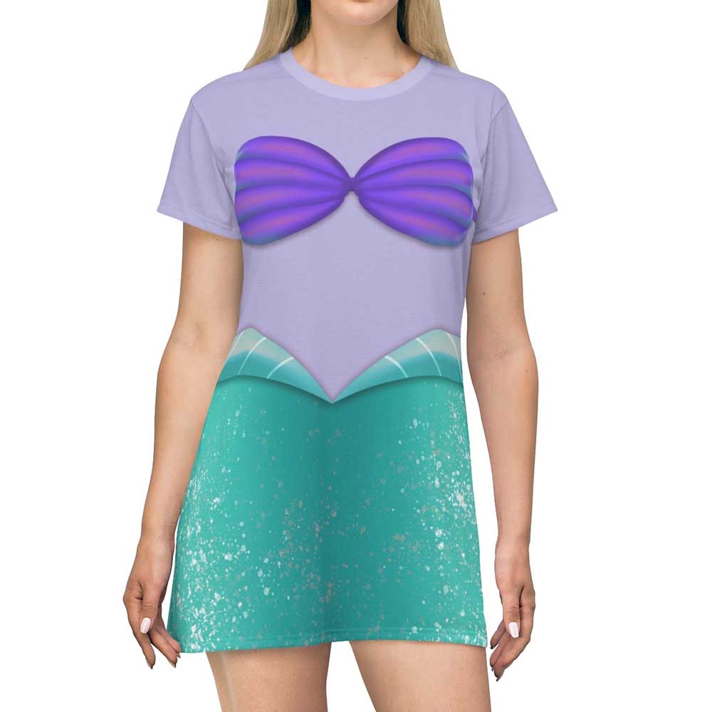 Ariel Mermaid Dress Costume The Little Mermaid Halloween Cosplay