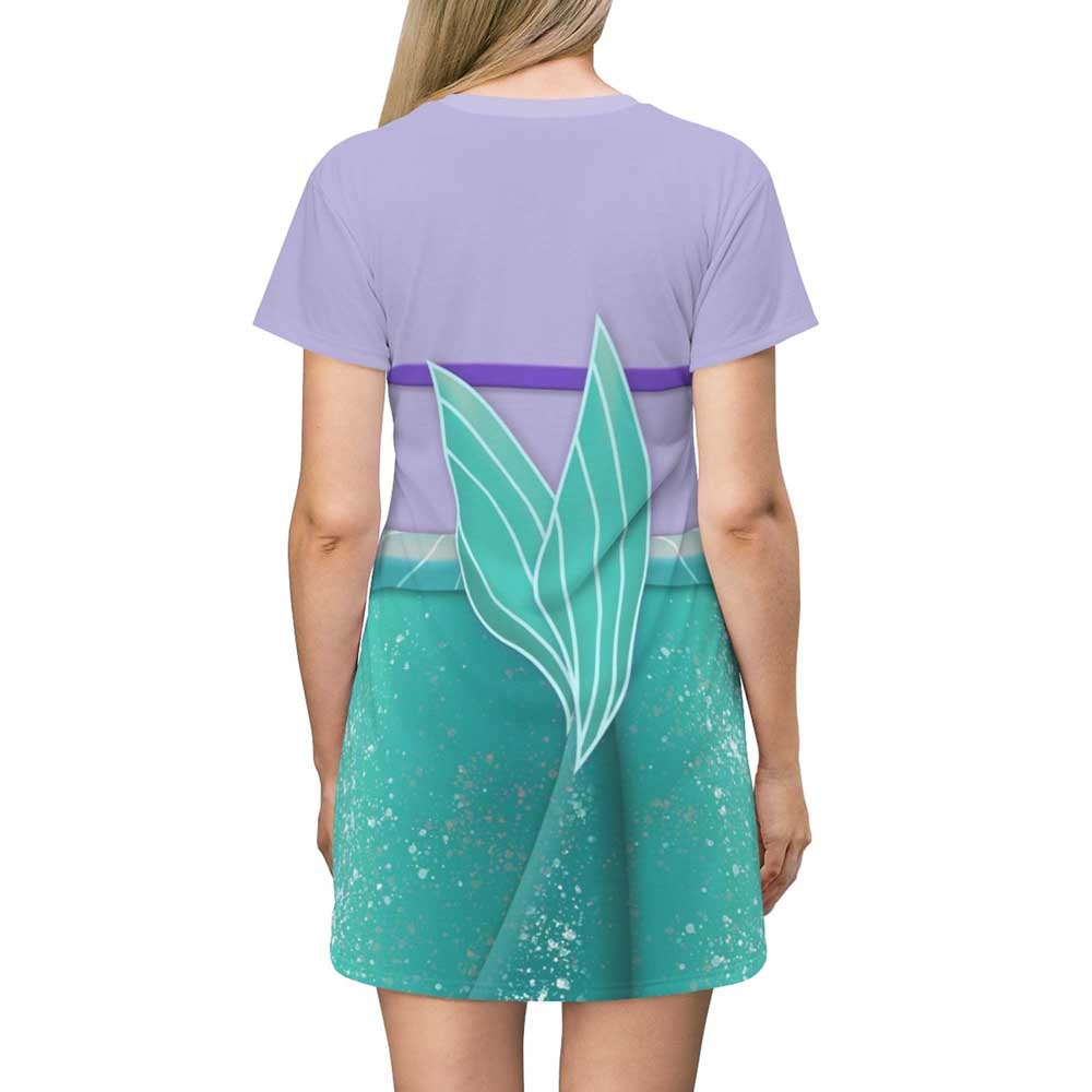 Ariel Mermaid Dress Costume The Little Mermaid Halloween Cosplay