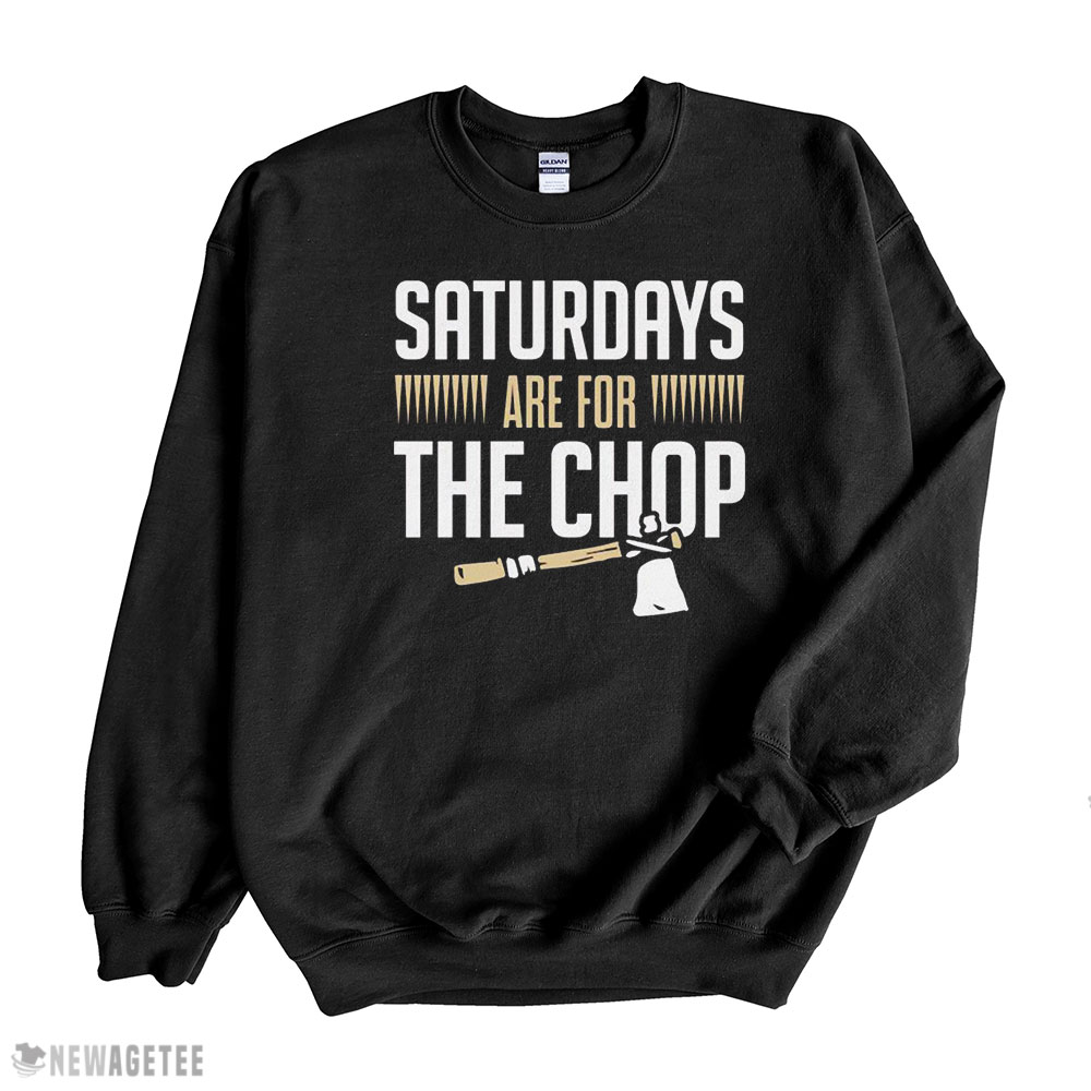 Atlanta Braves Saturdays Are For The Chop T-shirt Long Sleeve, Ladies Tee