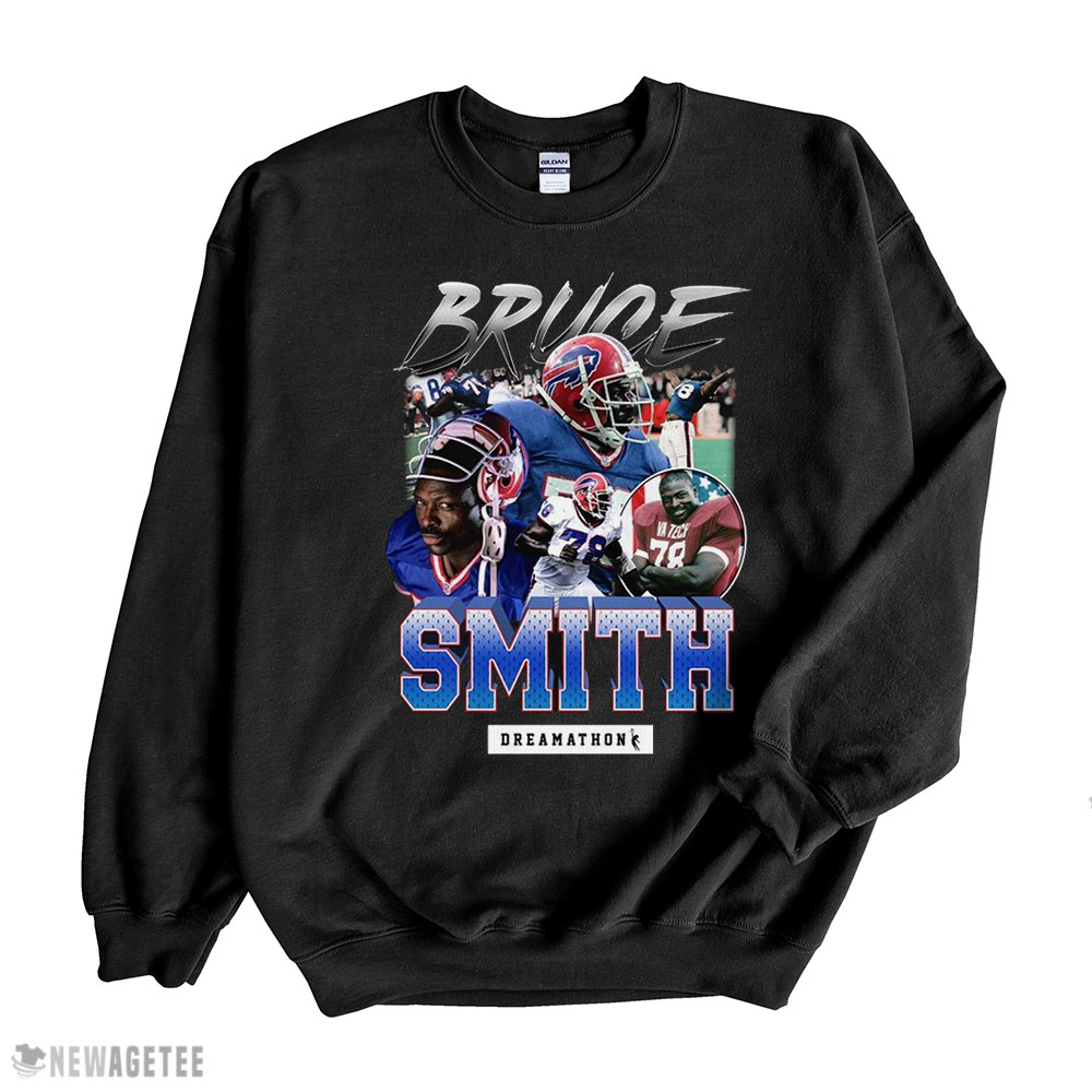 Brudce Smith Buffalo Bills T-shirt Long Sleeve, Ladies Tee