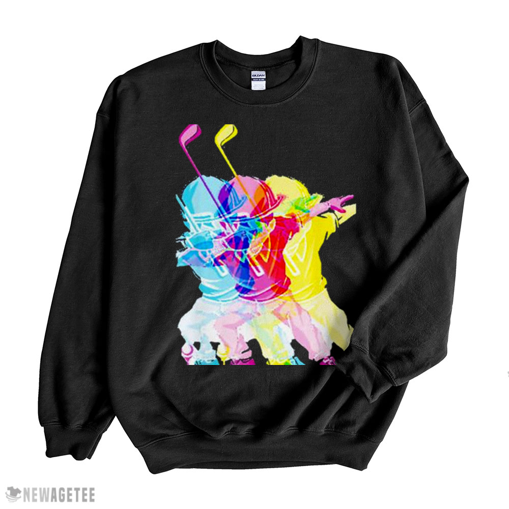 Dabbing Golf Player Golfer Golfing Shirt