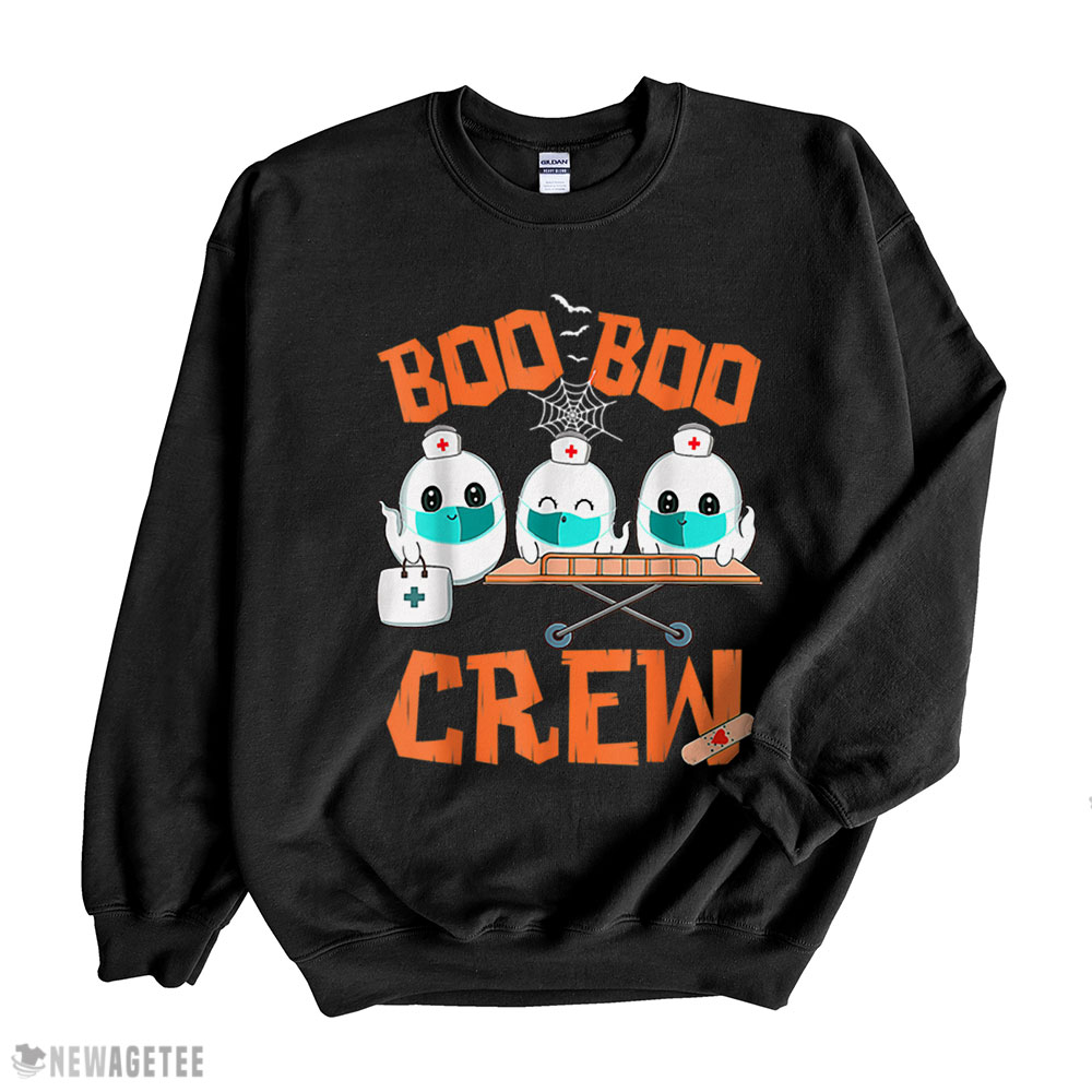 Ghost Doctor Paramedic Emt Nurse Halloween Boo Boo Crew T Shirt Hoodie, Long Sleeve, Tank Top