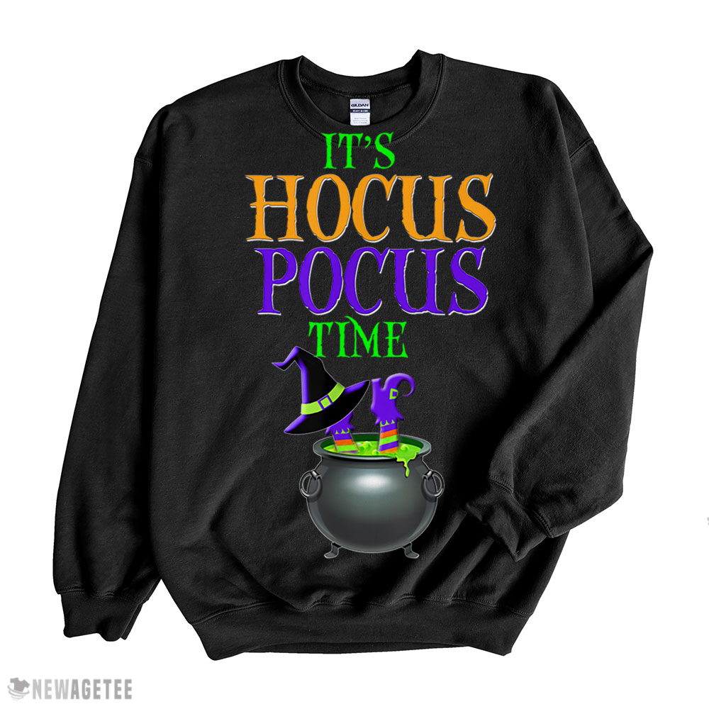 Halloween Trick Treat Hocus Pocus Time T Shirt Hoodie, Long Sleeve, Tank Top