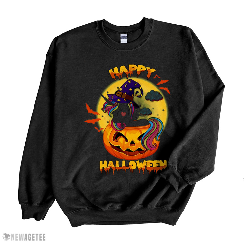 Halloween Unicorn Pumpkin Shirt