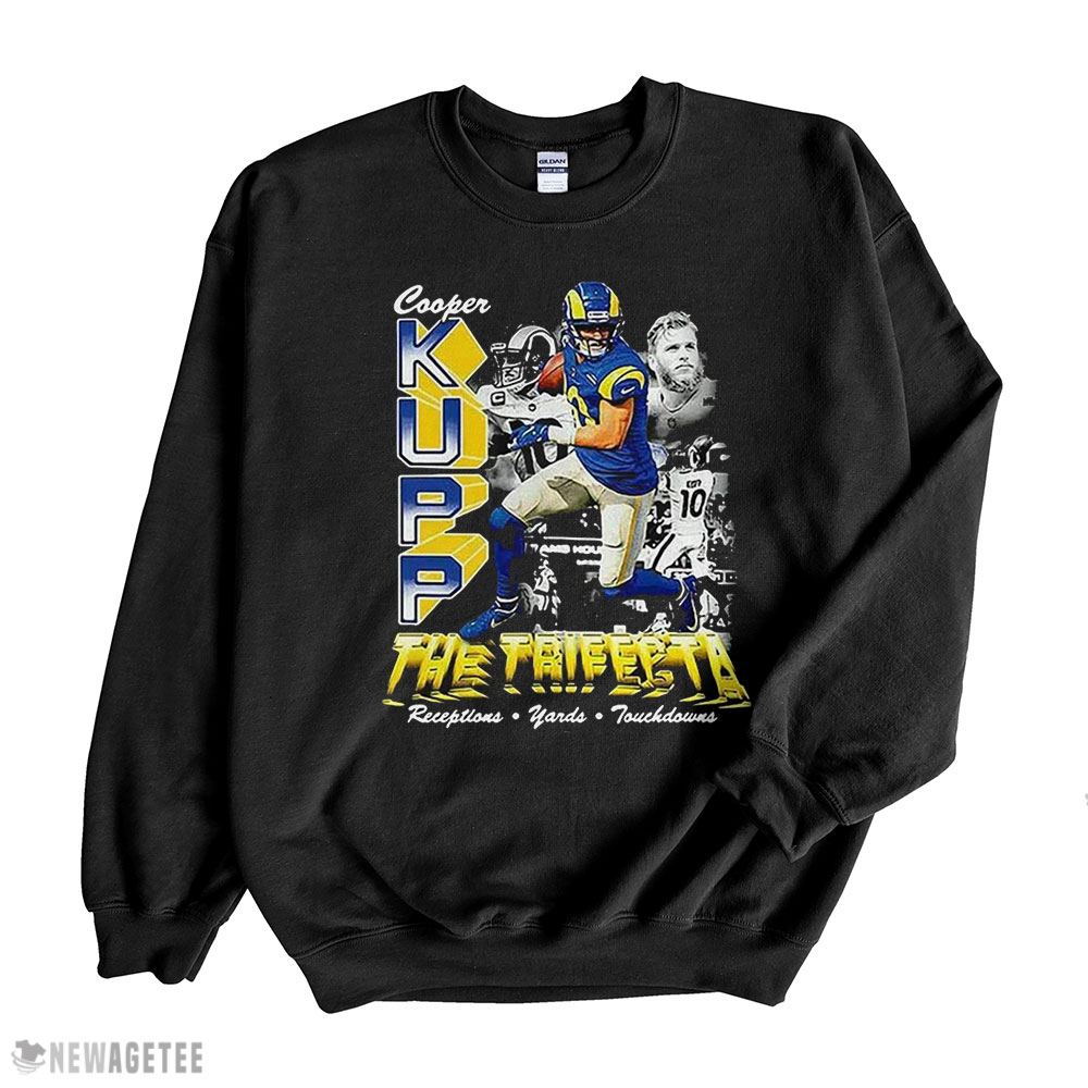 Los Angeles Rams The Trifecta Reception Cooper Kupp T-shirt Sweatshirt, Tank Top, Ladies Tee