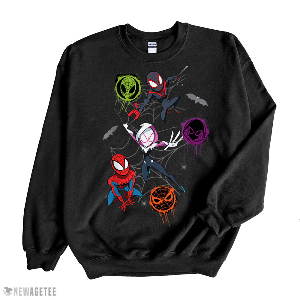 Marvel Studios Spidey And His Amazing Friends Halloween T Shirt Long Sleeve, Ladies Tee