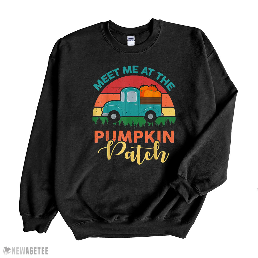 Meet Me At The Pumpkin Patch Thanksgiving Fall Halloween Shirt Long Sleeve, Ladies Tee