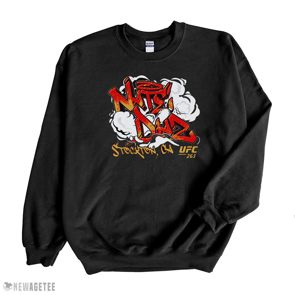 Nate Diaz T-shirt Mens Ufc Nate Diaz Smoke Graphic