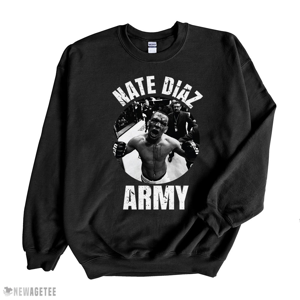 Nate Diaz T-shirt Nate Diaz Army Classic Shirt