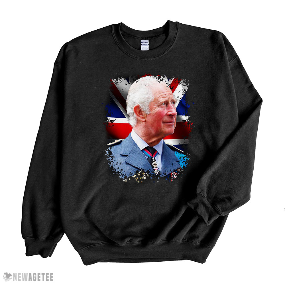 New Britain King Charles Iii T-shirt Flag Sweatshirt, Tank Top, Ladies Tee