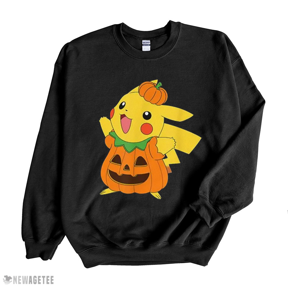 Pokemon Halloween Pikachu Pumpkin Shirt Hoodie, Long Sleeve, Tank Top