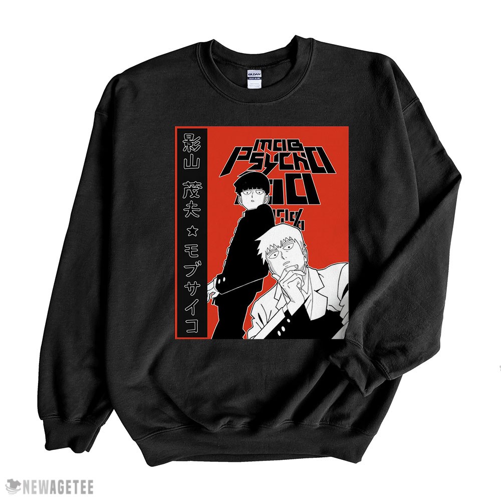 Reigen Mob Psycho Mob And Reigen T-shirt Sweatshirt, Tank Top, Ladies Tee