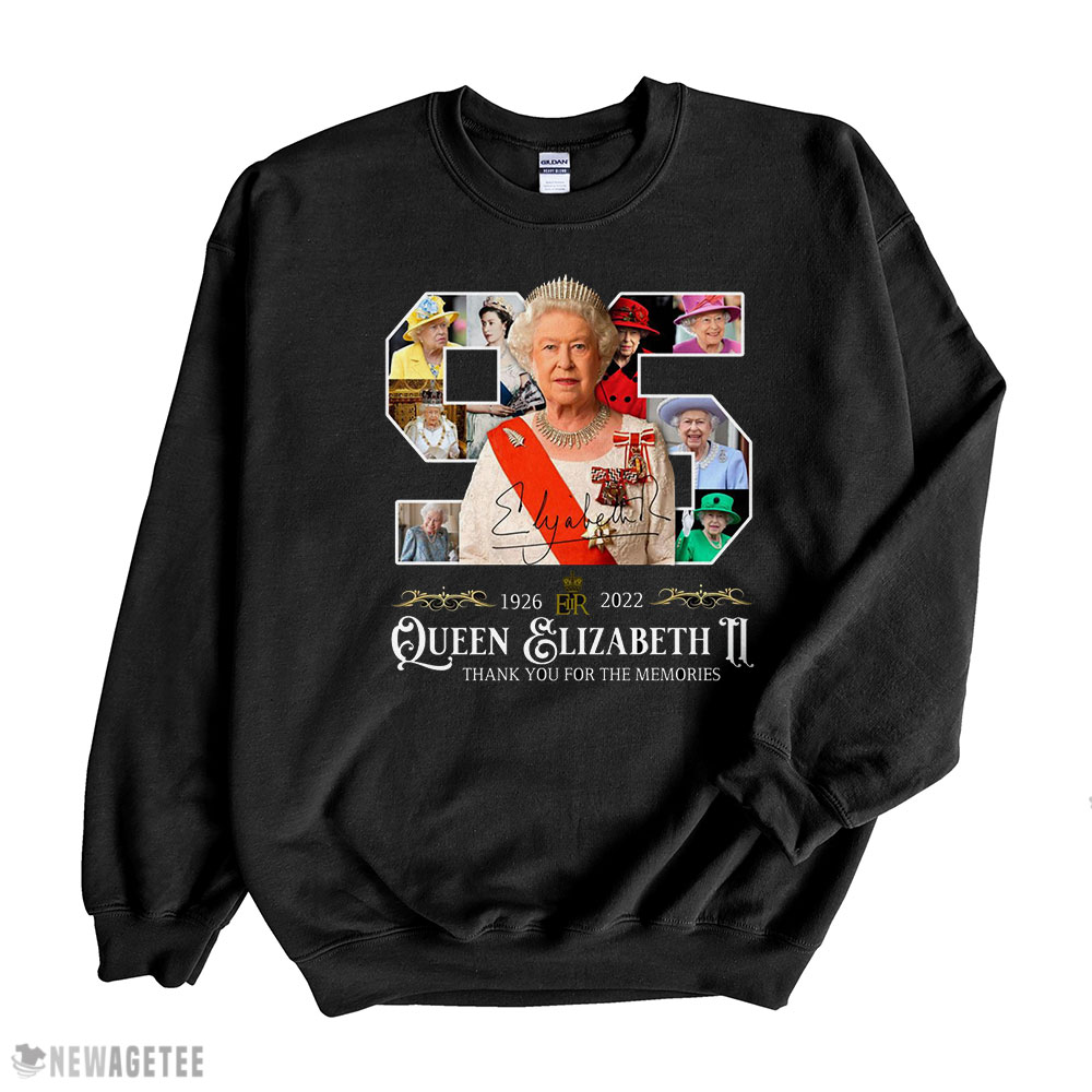 Rip Queen Elizabeth Ii T-shirt Signature Thank You For The Memories Long Sleeve, Ladies Tee