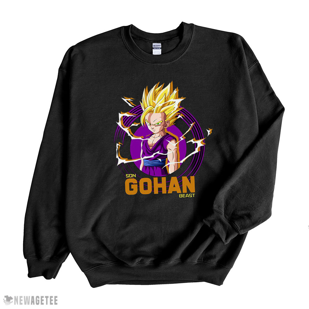 Son Gohan Beast Retro Dragon Ball Anime Manga T-shirt Sweatshirt, Tank Top, Ladies Tee