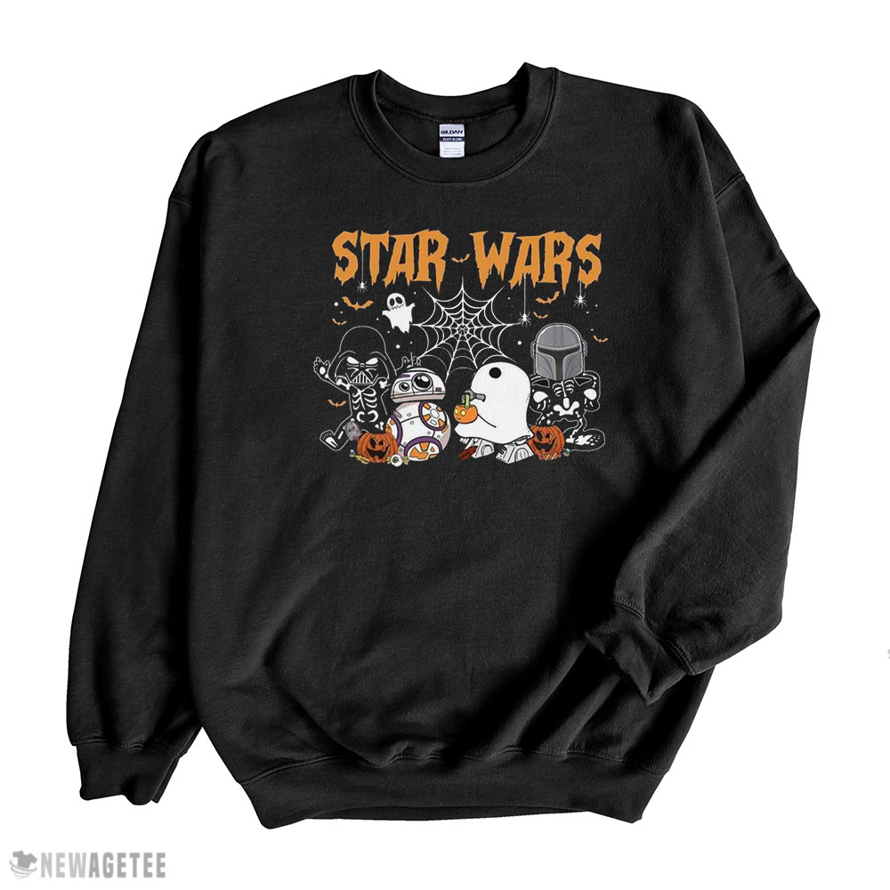 Star Wars Skeleton Halloween Shirt Sweatshirt, Tank Top, Ladies Tee