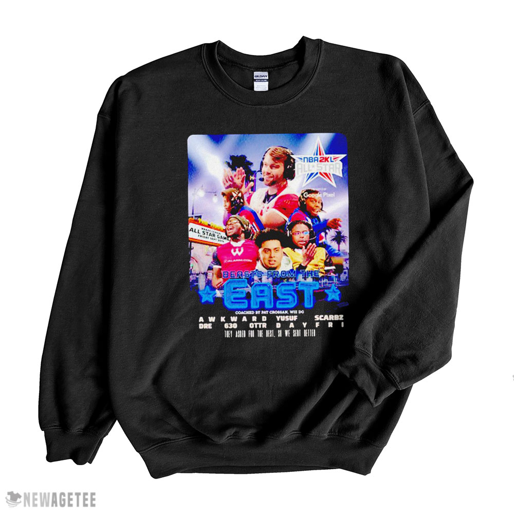 The Eastern Conference Lineup And Coach Beasts From The East-shirt Long Sleeve, Ladies Tee